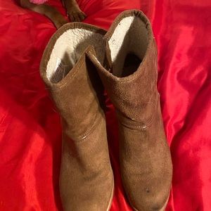 Boots   Raised heel flat size 7 1/2